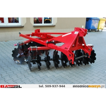 Brona talerzowa Demarol 2m 2x9T 3-podpory, 